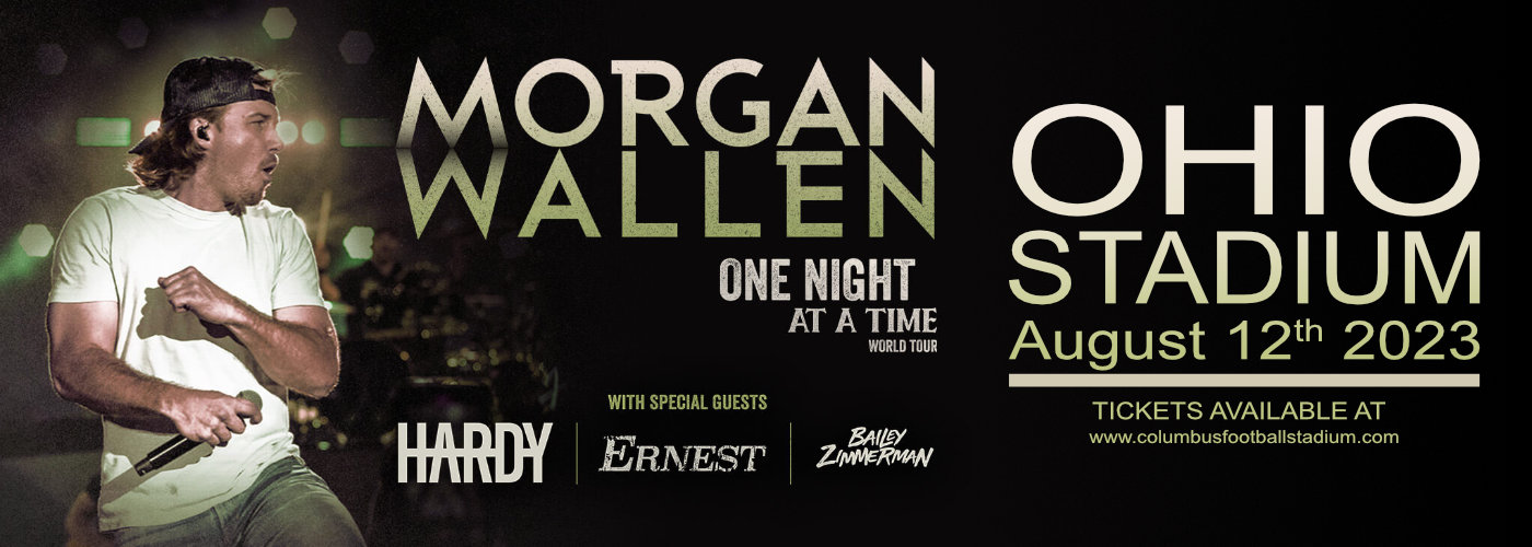 Morgan Wallen, Hardy, Ernest & Bailey Zimmerman at Ohio Stadium tickets Morgan Wallen, Hardy, Ernest & Bailey Zimmerman at Ohio Stadium